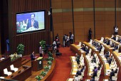 Khai mạc kỳ họp thứ 10, Quốc hội khóa XIII (ảnh: Việt Hưng)